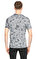 John Varvatos Usa Mermer Desenli Gri T-Shirt  #6