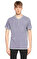 John Varvatos Usa Düz Renk Mor T-Shirt #1