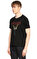 John Varvatos Usa Baskı Desen Siyah T-Shirt #4