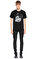 Dom Rebel Baskı Desen Siyah T-Shirt #2
