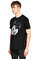 Dom Rebel Baskı Desen Siyah T-Shirt #4