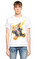 Dom Rebel Baskı Desen Beyaz T-Shirt #1