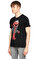 Dom Rebel Baskı Desen Siyah T-Shirt #4