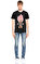Dom Rebel Baskı Desen Siyah T-Shirt #2
