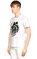 Dom Rebel Baskı Desen Beyaz T-Shirt #4