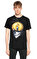 Dom Rebel Baskı Desen Siyah T-Shirt #1