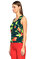 Blumarine Çiçek Desenli Yeşil Bluz #4