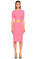 Michael Kors Collection Bel Detaylı Pembe Elbise #1