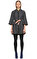 Penny Black Kapüşonlu Gri-Pembe Palto #2