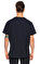 Isaora Baskı Desen Lacivert T-Shirt #5