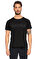 Isaora Baskı Desen Siyah T-Shirt #1