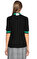 Maje Çizgili Siyah-Yeşil Bluz #5