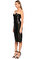 Michael Kors Collection Siyah Deri Elbise #3