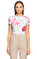 Ted Baker Çiçek Desenli Gri T-Shirt #1