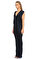 Roberto Cavalli V Yaka Lacivert Uzun Elbise #2