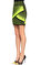 Balmain Çizgili Neon Mini Etek #4