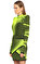 Balmain Çizgili Neon Mini Elbise #3