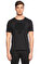 John Varvatos USA İşleme Detaylı Siyah T-Shirt #1
