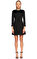 Sandro Taş İşlemeli Siyah Mini Elbise #1