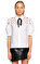 Sandro Dantell İşlemeli Beyaz Bluz #3