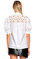 Sandro Dantell İşlemeli Beyaz Bluz #5