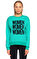 Sandro Pano Desen Yeşil Sweatshirt #3