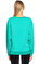 Sandro Pano Desen Yeşil Sweatshirt #5