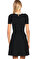 Sandro İnci İşlemeli Siyah Mini Elbise #4
