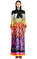 Gucci Çiçek Desen Renkli Uzun Elbise #1