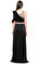 Lanvin İşleme Detaylı Siyah Uzun Gece Elbisesi #4