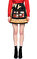 DKNY Karma Desen Siyah Mini Etek #1
