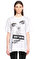 DKNY Baskı Desen Beyaz T-Shirt #3