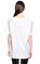 DKNY Baskı Desen Beyaz T-Shirt #5