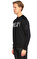 St. Nian Baskı Desen Siyah Sweatshirt #4