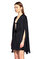 Barbara Bui Yarasa Kol Siyah Mini Elbise #3