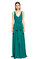 Lanvin Yeşil Uzun Gece Elbisesi #1
