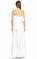 Lanvin Dantelli Beyaz Uzun Gece Elbisesi #3