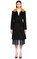 Penny Black Kürk Yaka Siyah-Sarı Palto #2