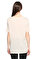 Lanvin İşleme Detaylı Krem Rengi T-Shirt #5
