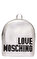 Love Moschino Gümüş Rengi Sırt Çantası #1