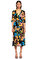 Exquise Renkli Midi Elbise #1