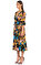 Exquise Renkli Midi Elbise #2