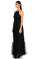 Exquise Puantiyeli Siyah Uzun Elbise #2