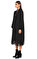 Exquise Dantel Detaylı Siyah Midi Elbise #2