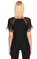 Alberta Ferretti Dantel Detaylı Siyah Bluz #5