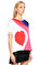 Alexander McQueen Karma Desen Renkli T-Shirt #4
