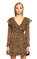 Free People Leopar Desen Mini Elbise #2