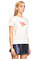 Bec and Bridge Baskı Desen Beyaz-Pembe T-Shirt #4