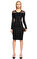 Ted Baker Transparan Detaylı Mini Siyah Elbise #1
