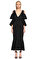 Maria Lucia Hohan Simli Siyah Midi Elbise #1